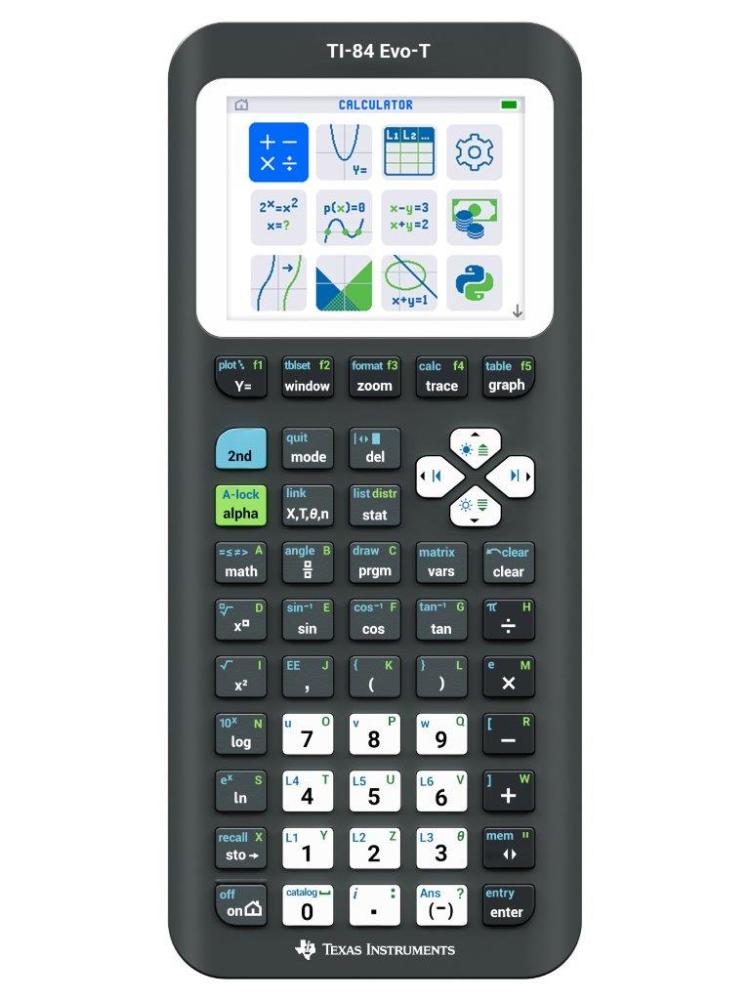 TI-84 Evo-T - آلة حاسبة الرسوم البيانية الاصدار الجديد 2026