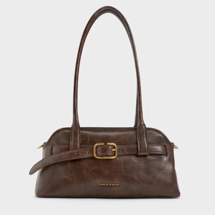 Victoria Belted Elongated Bag