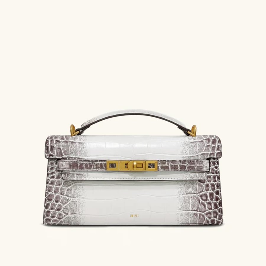 Jw Pei Noor Top Handle Bag - white Croc