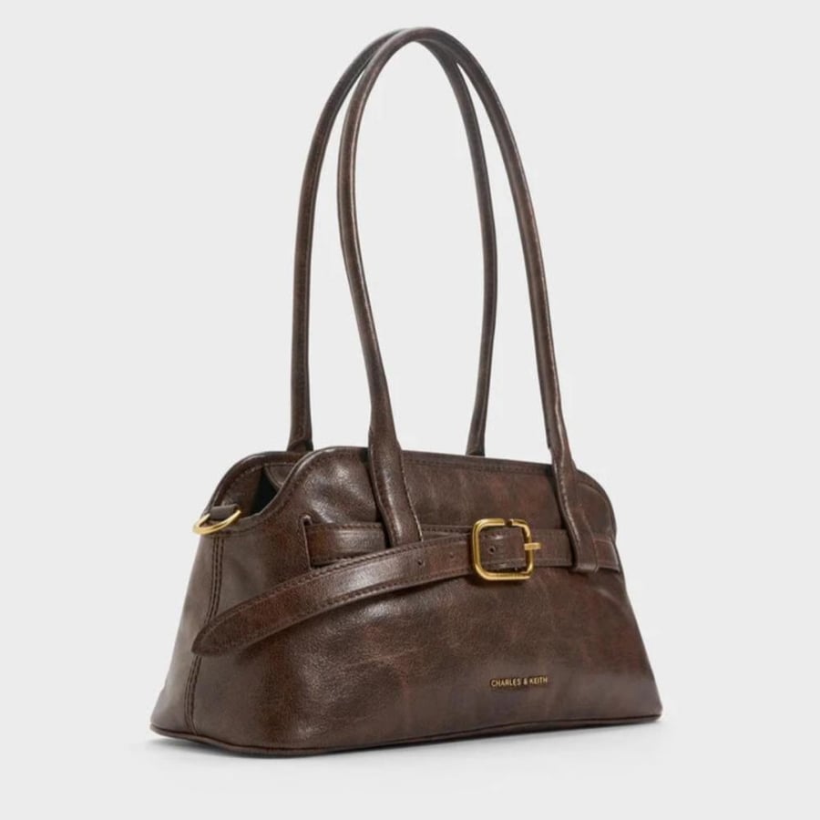Victoria Belted Elongated Bag