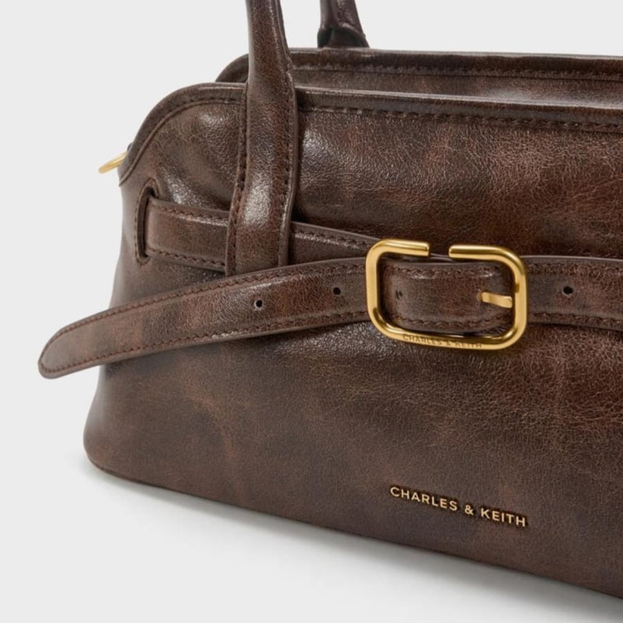Victoria Belted Elongated Bag