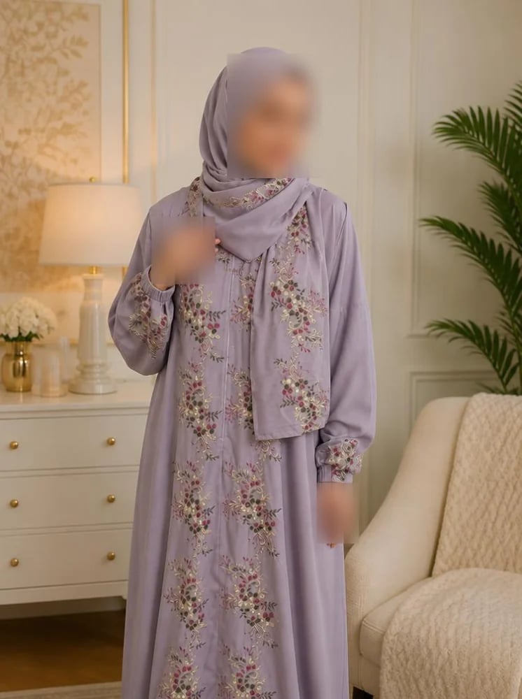 شرشف صلاة سحاب بنطريز متنوع