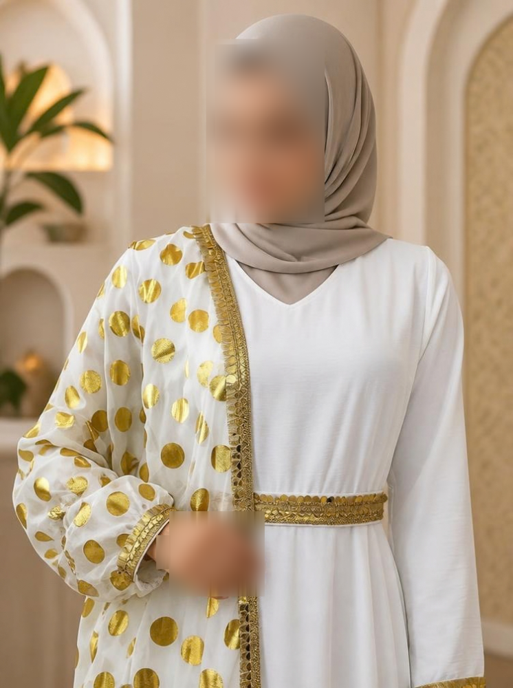 جلابية استقبال بتصميم فريد