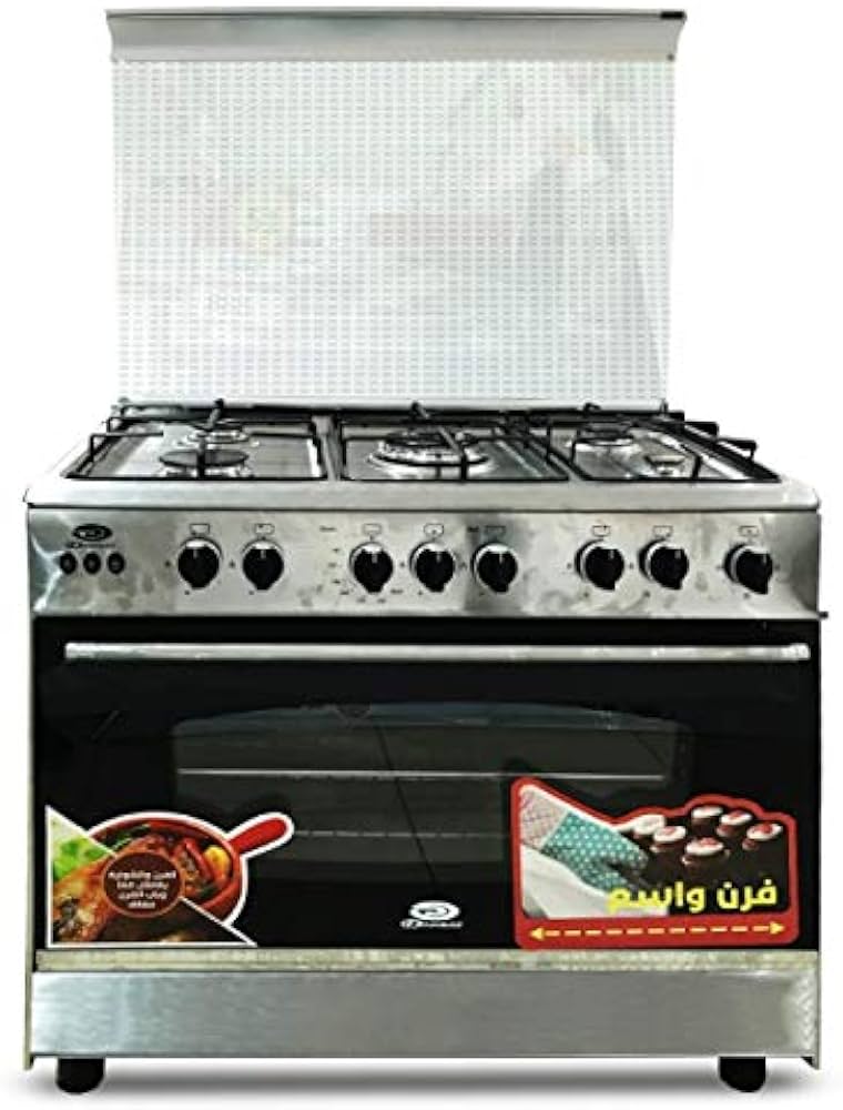 فرن غاز دانسات 90×60 استيل تركي  - DAN90 GOS
