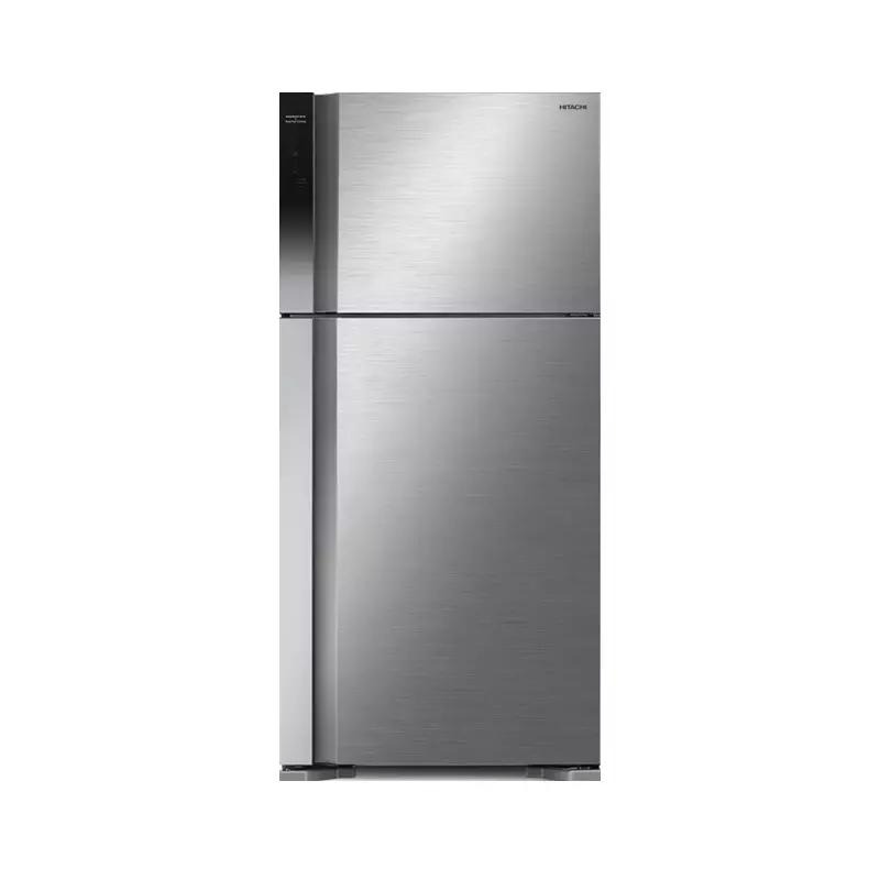 ثلاجة هيتاشي 600 -  16 قدم - سلفر  - R-V600PS7KBSLG