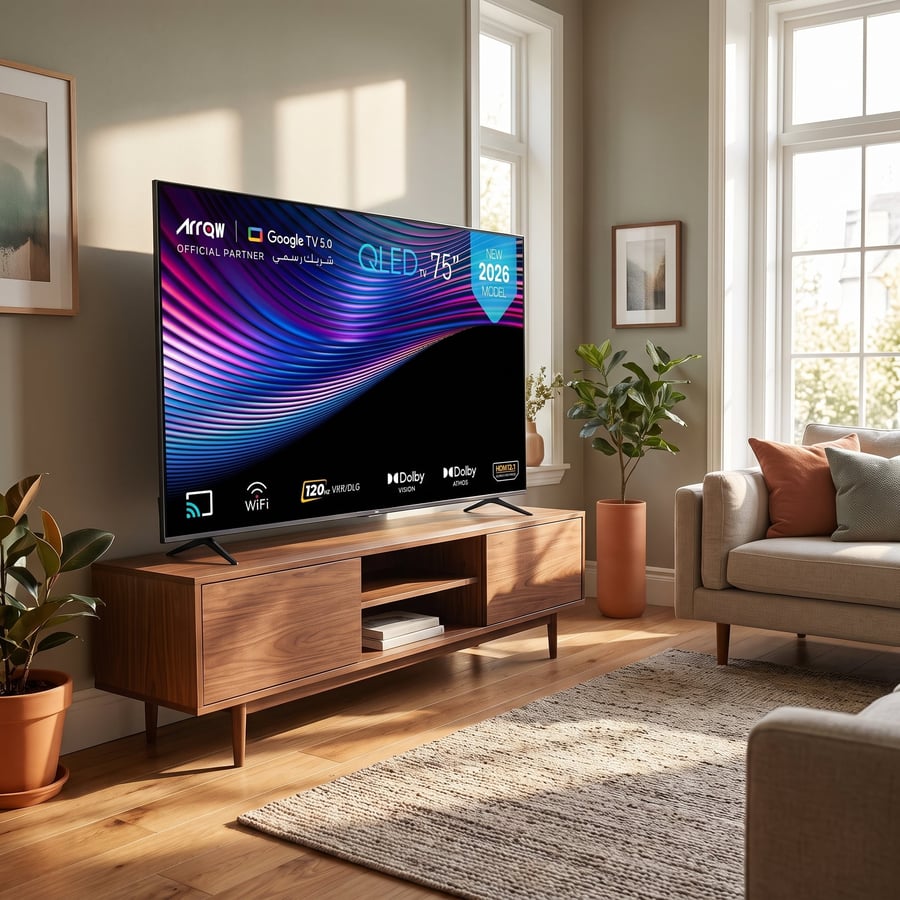 شاشة ارو 75 كيو ليد RO-75LPWQ 4K