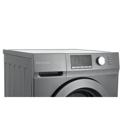 غسالة باناسونيك تعبئة أمامية ، 8 كيلو - ابيض  -NA-128XB1WSA