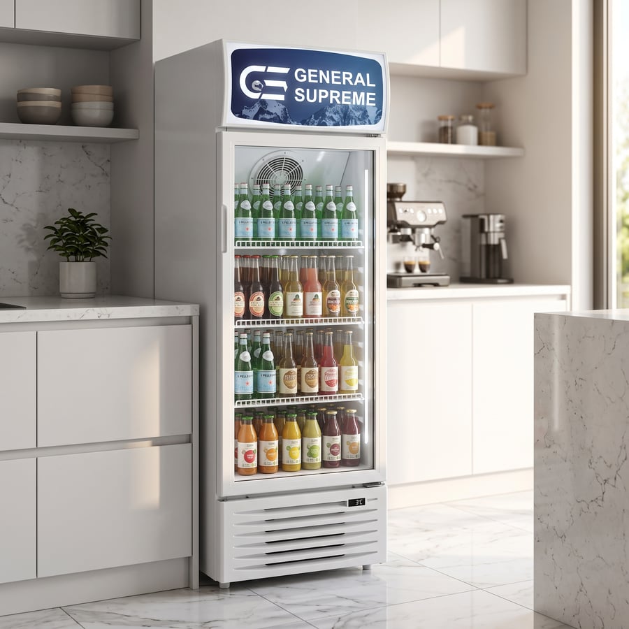 ثلاجة عرض جنرال سوبريم أبيض 11,59 قدم - GSSC320H