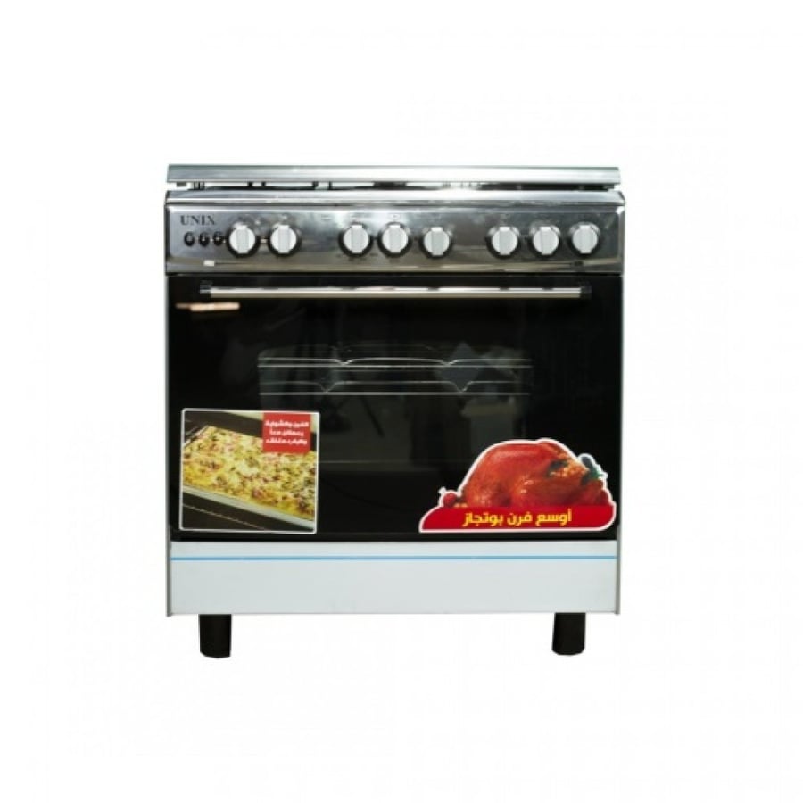 فرن يونكس غاز 60×80 استيل- C6080S3V.AC.511S