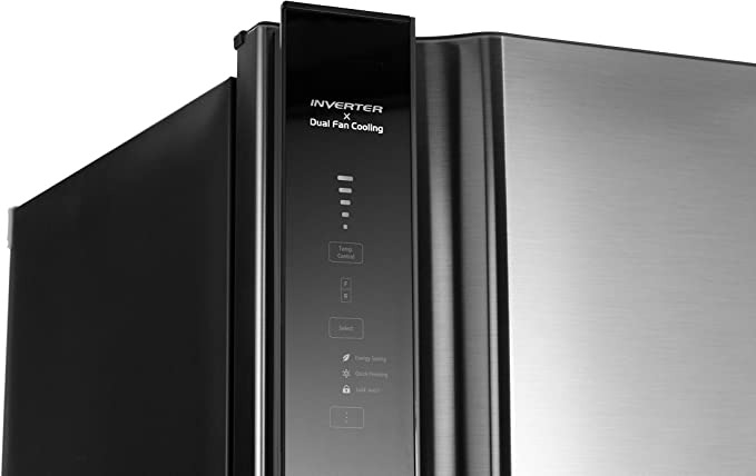 ثلاجة هيتاشي 600 -  16 قدم - سلفر  - R-V600PS7KBSLG