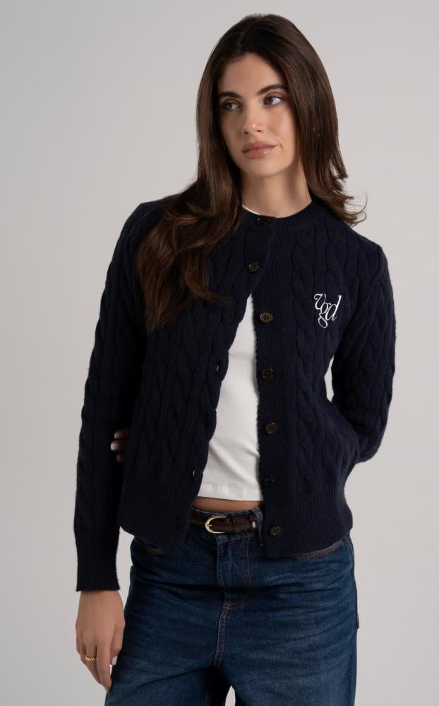 The VGD navy knitted cardigan