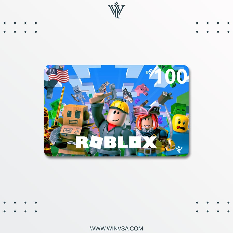 شحن بطاقة روبلوكس 100$ - المتجر الأمريكي