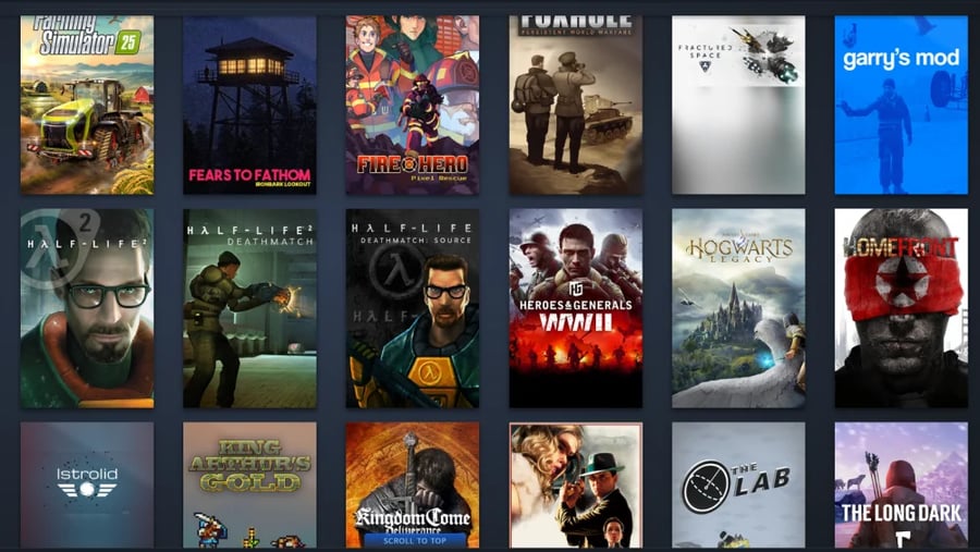 بكج العاب 100 ستيم  steam