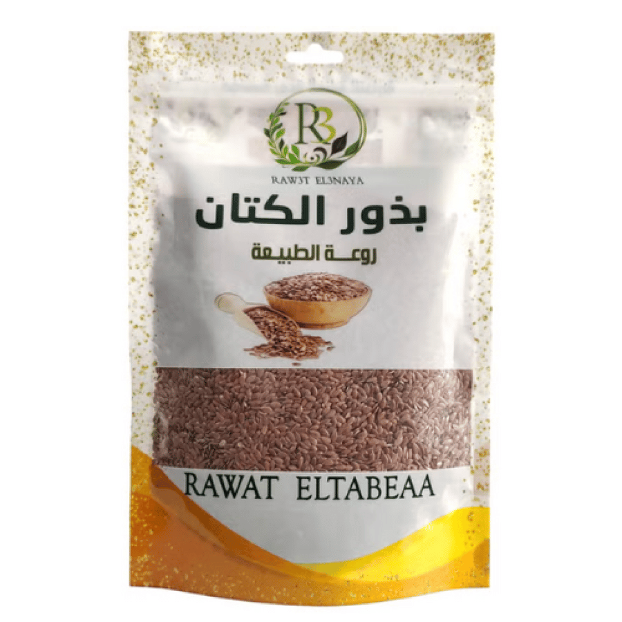 بذور الكتان الطبيعية 100% للشعر والبشرة 250 جم