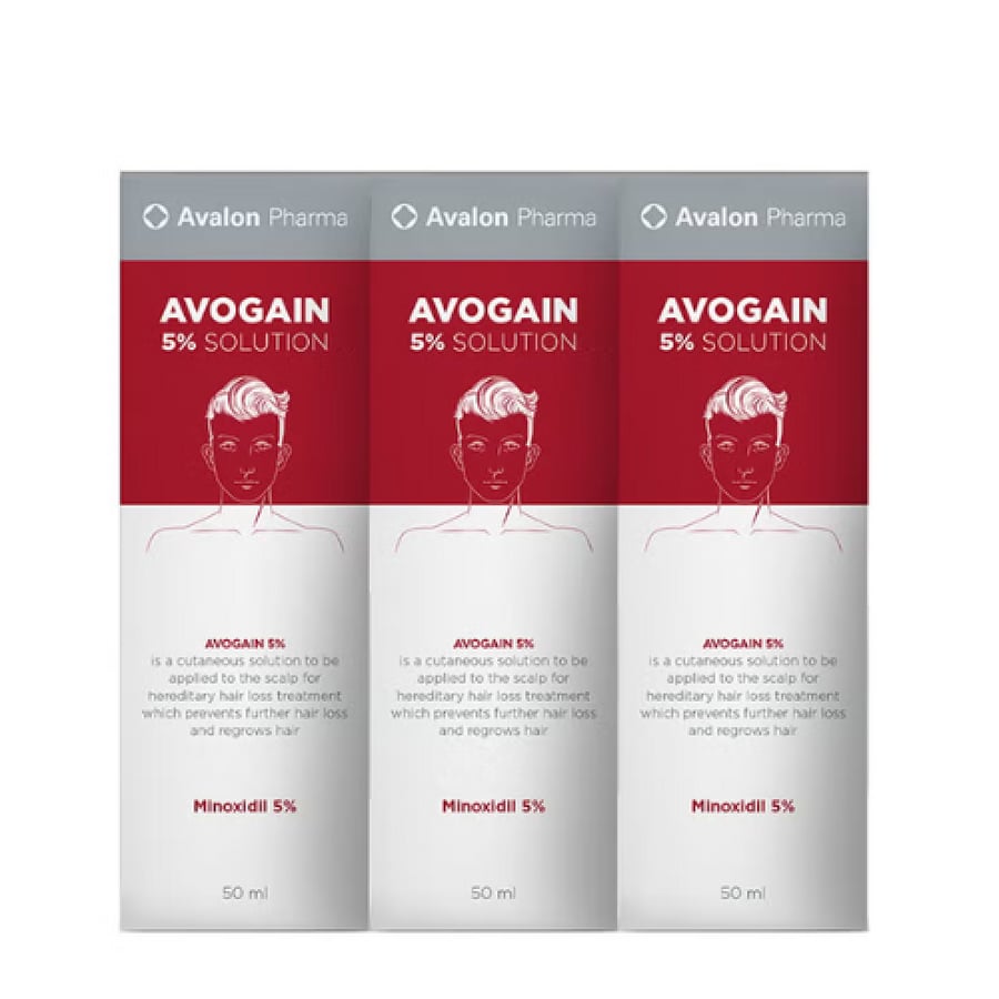 Avogain spray 5% for hair care 50 ml offer 3 pieces