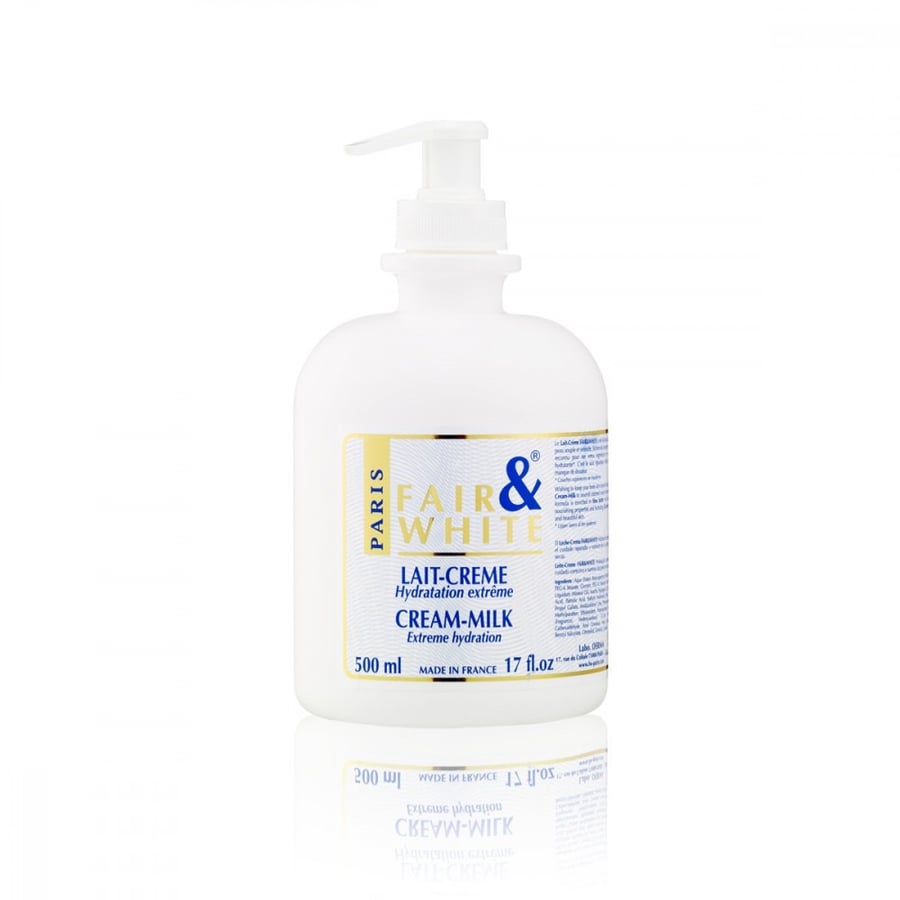 Vera and White Milk Cream for moisturizing very dry skin - 500 ml