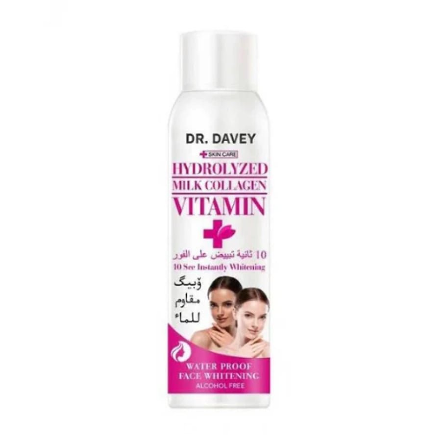 Instant skin brightening spray in 10 seconds with collagen milk from Dr. Devi - 180 ml