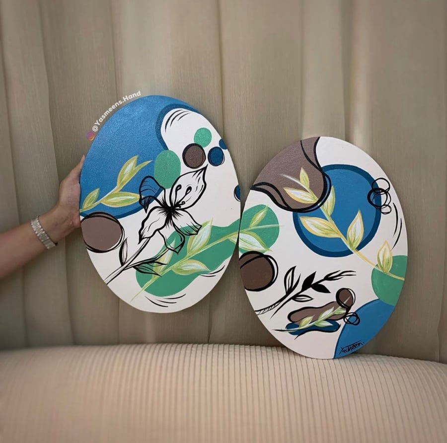 لوحة جدارية مقاس 40*30 cm - للطلب عن طريق الانستاجرام فقط