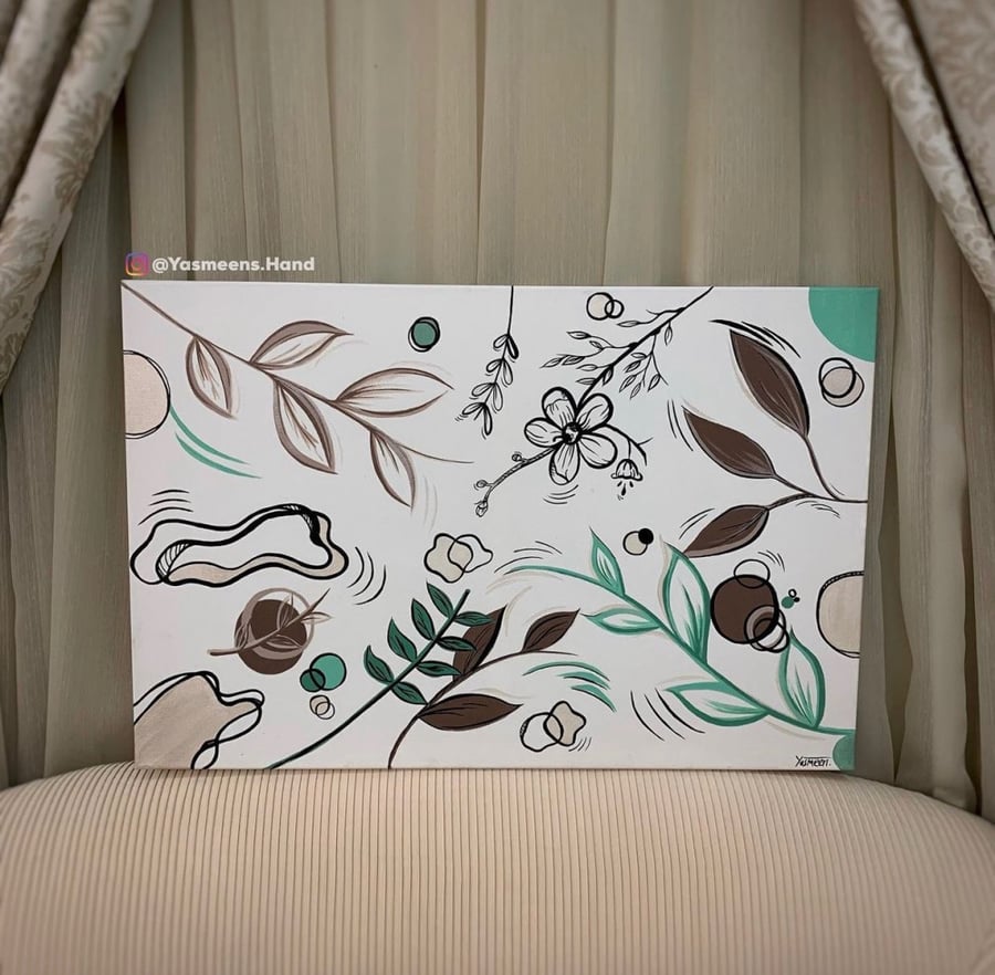 لوحة جدارية مقاس 60*90 cm - للطلب عن طريق الانستاجرام فقط