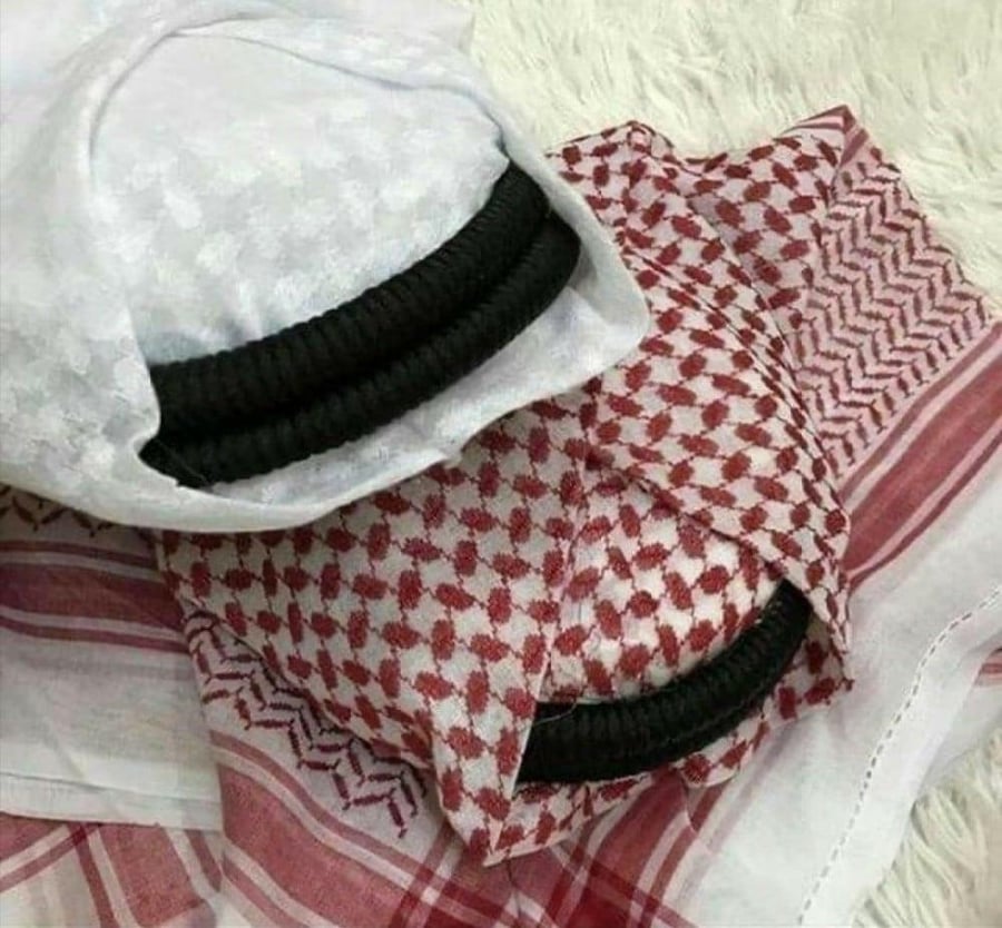 شماغ وعقال اطفال للعيد