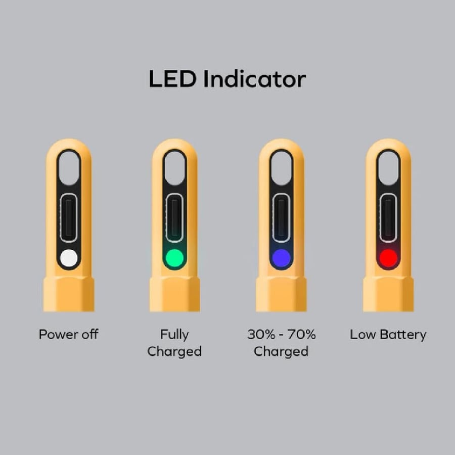 موماكس - قلم آيباد ذكي Mag.Link Pop مغناطيسي قابل للشحن مع مؤشر LED للبطارية - أزرق