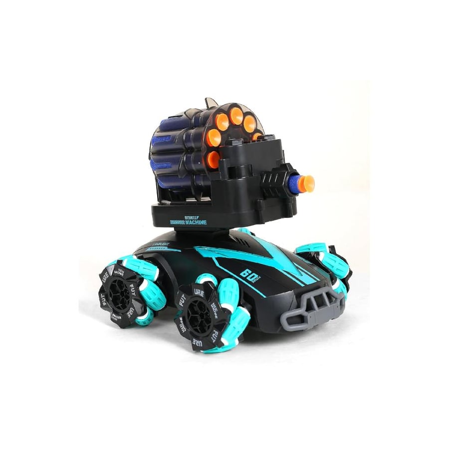 سيارة تحكم R/C Launch Mecha بدرفت ووظائف إطلاق متعددة - أسود