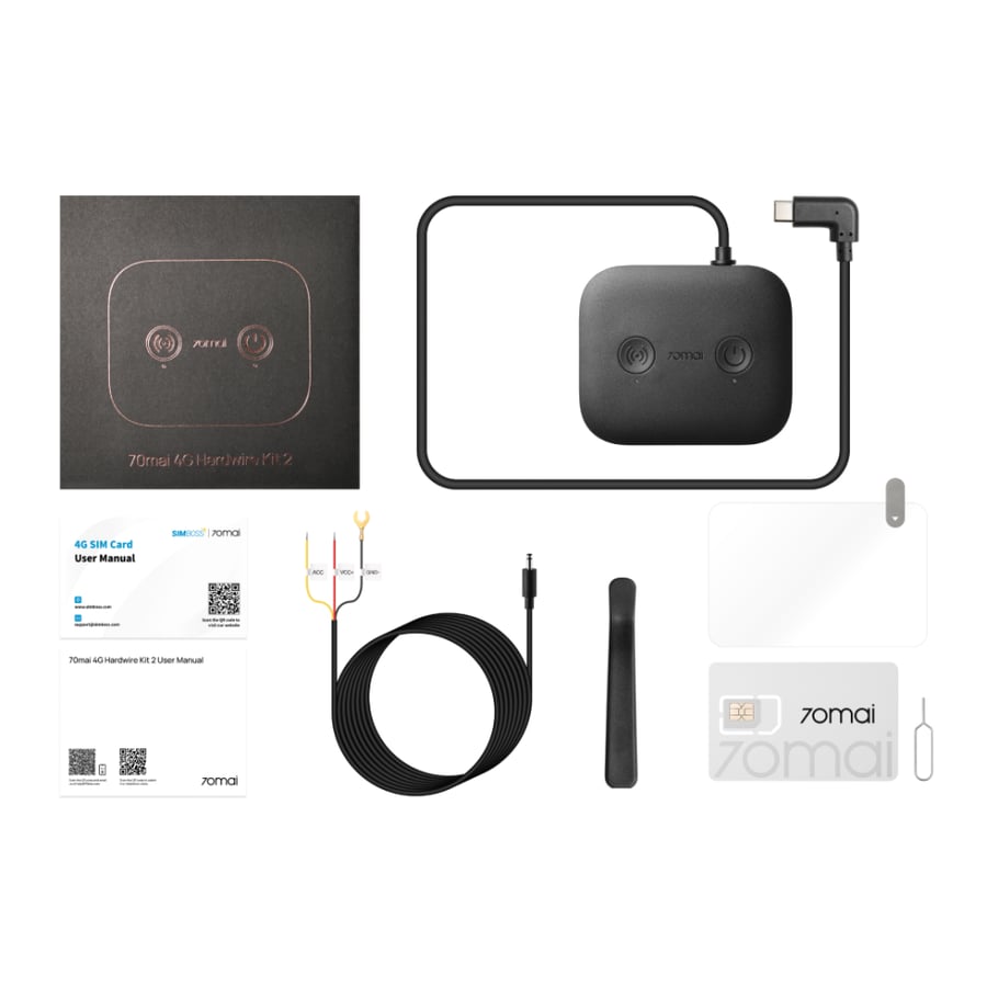 70mai - كيبل موصل مباشر (هاردواير) 4G kit 2