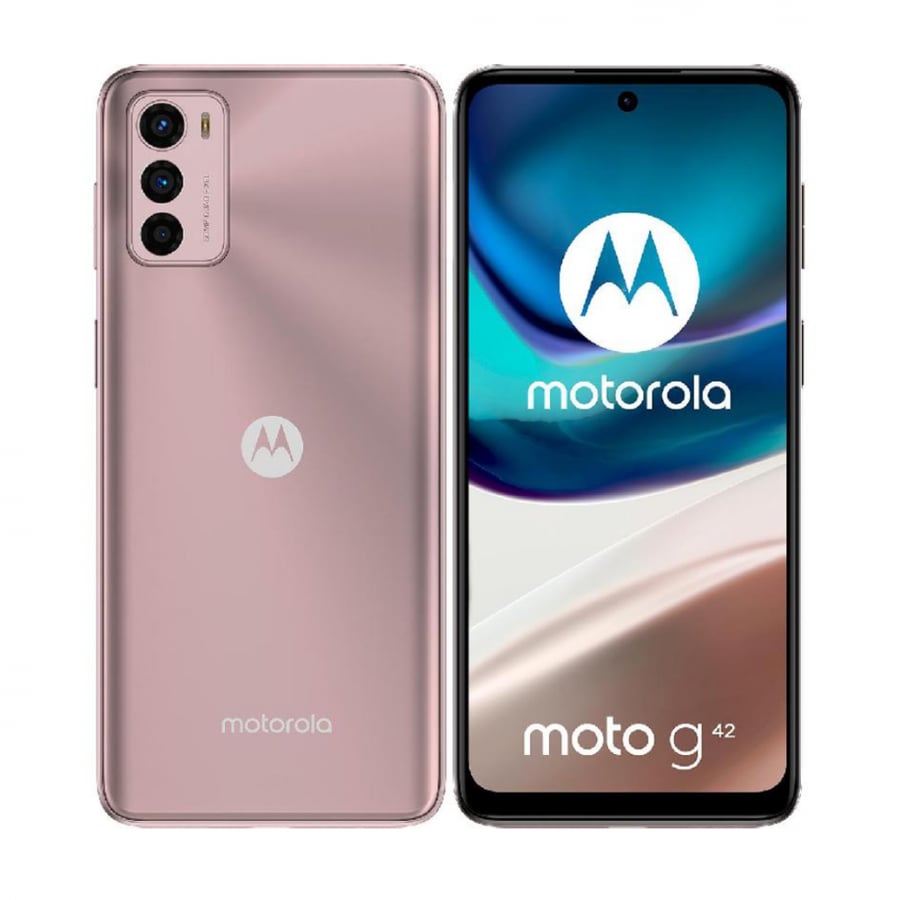 موتورولا - Moto G42 سعة 128 جيجا رام6 جيجا‎ ،‎4‎G LTE‎‎‎ ،‎الوان متعددة