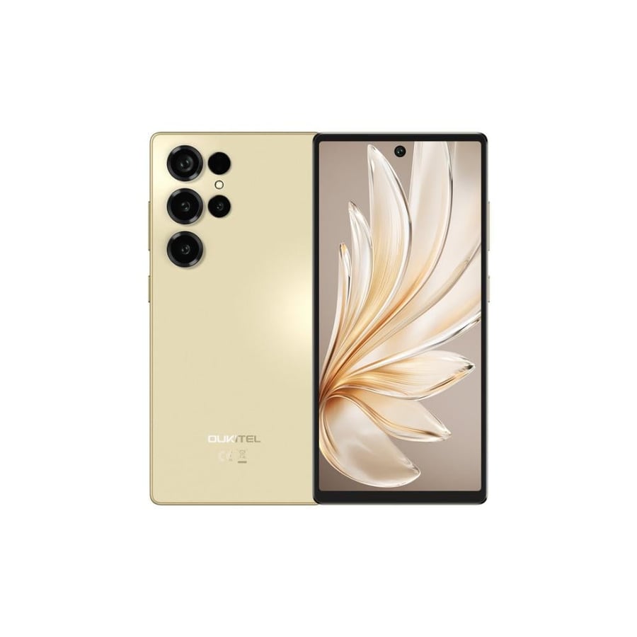 Oukitel - C66 phone, 256GB storage, 8+16GB RAM, 4G, NFC support, gold + gifts