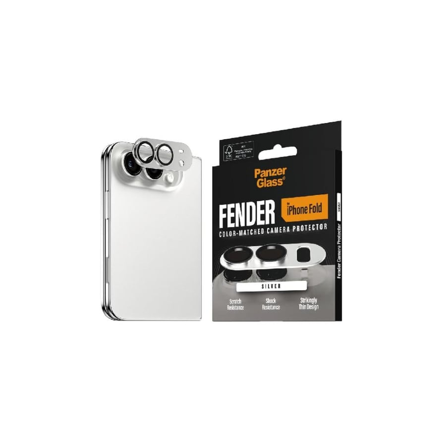 بانزر جلاس - واقي كاميرا Fender مقاوم للخدوش والصدمات لجهاز iPhone Duo
