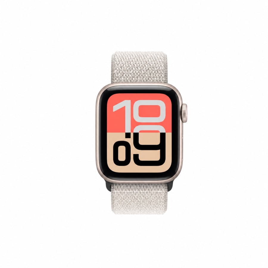 iBAND - سير ساعة أبل قماشي مناسب لمقاسات 45 / 46 / 49 ملم - بيج
