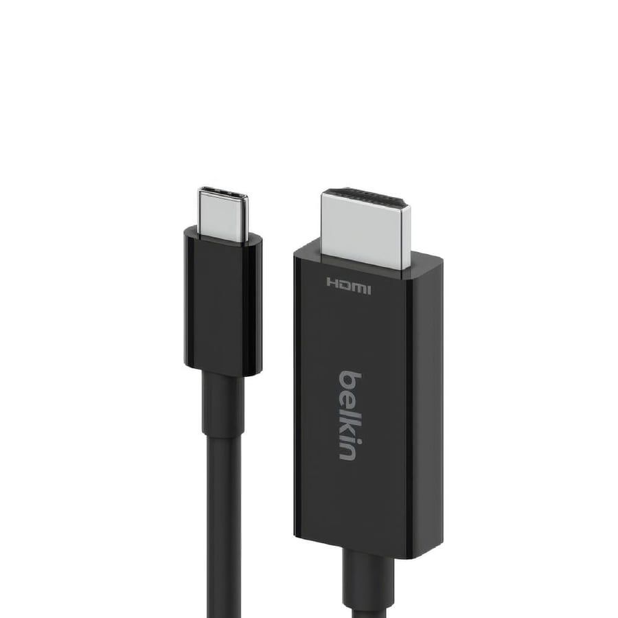 بلكين - كيبل تايب سي إلى HDMI بدقة 8K 60Hz و4K 120Hz بطول 2 متر - أسود