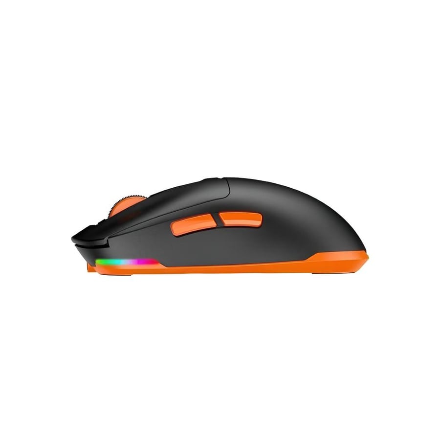 ميشن – ماوس ألعاب لاسلكي وزن 62g مع إضاءة MT-GW24 - RGB– أسود