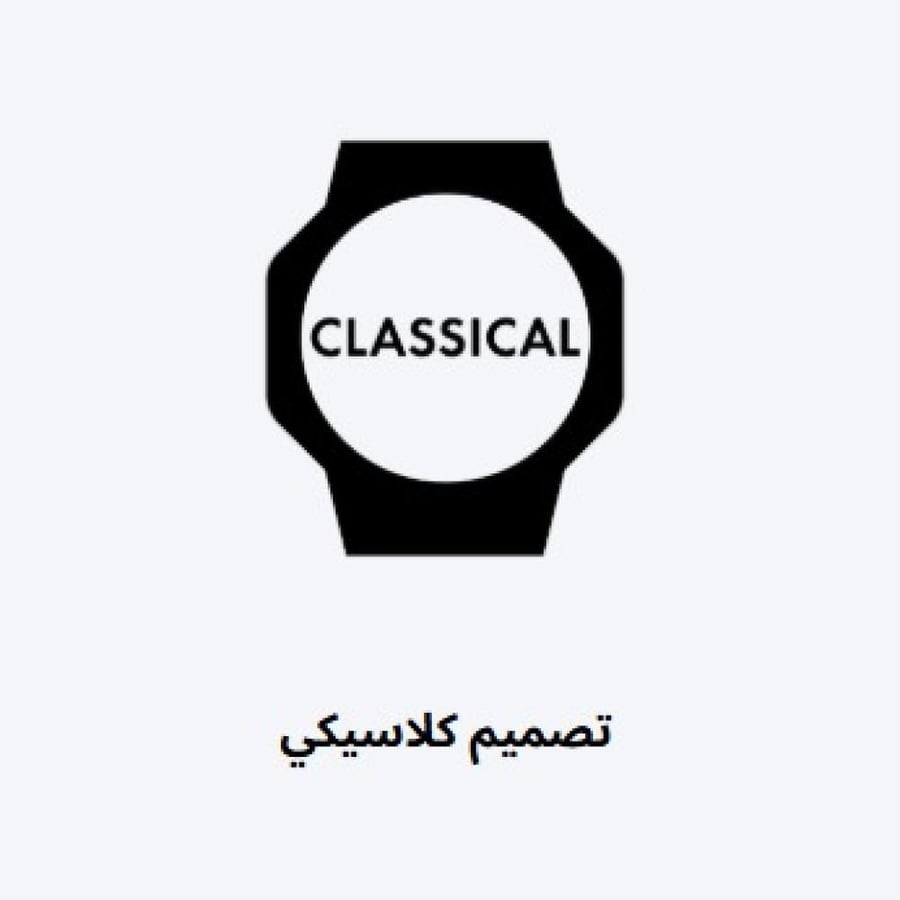 كاسيو - ساعة يد رجالية تصميم كلاسيكي مقاومة الماء حتى عمق 50 مترًا شاشة عرض التاريخ - فضي