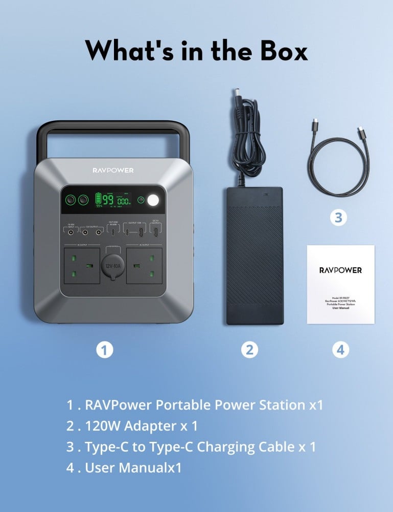 راف باور بطارية متنقلة 192500 Ravpower