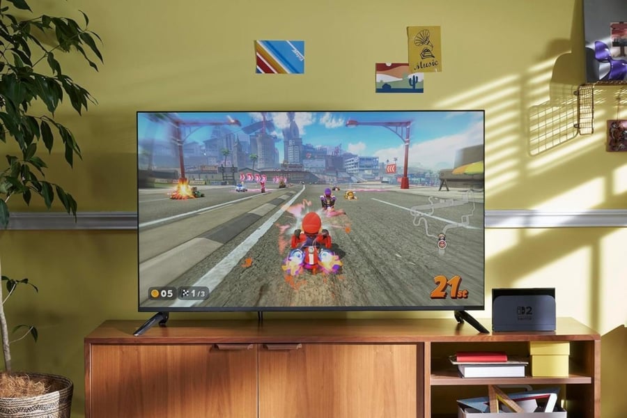 نينتندو - جهاز ألعاب Nintendo Switch 2 شاشة 7.9 بوصة بدقة FHD وسعة 256 جيجابايت
