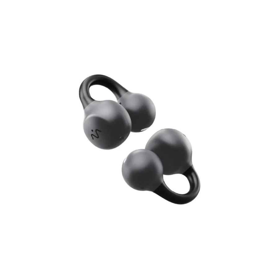 موماكس - سماعات 1‑Vibe Clip M.IN.D بتصميم مشبك وترجمة فورية بالذكاء الاصطناعي - أسود
