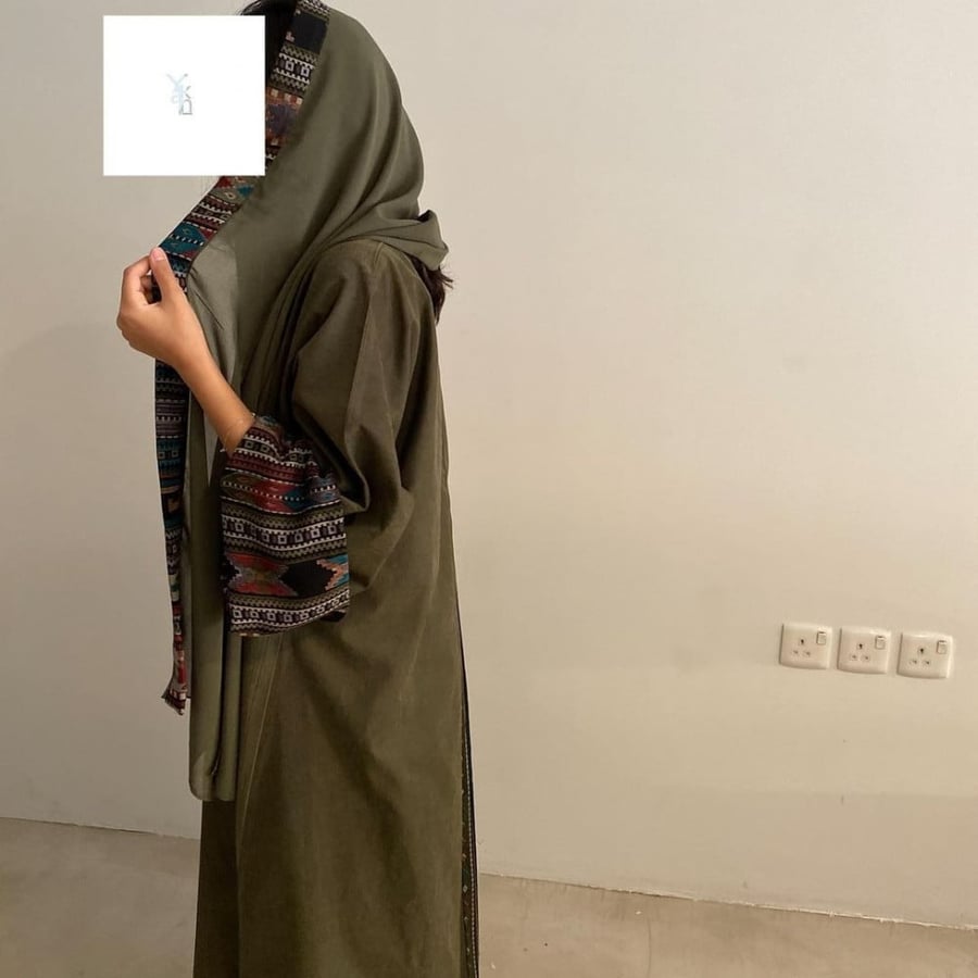 عباية زيتي شامواه