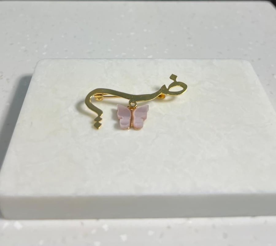 Luxury brooch gold-plated