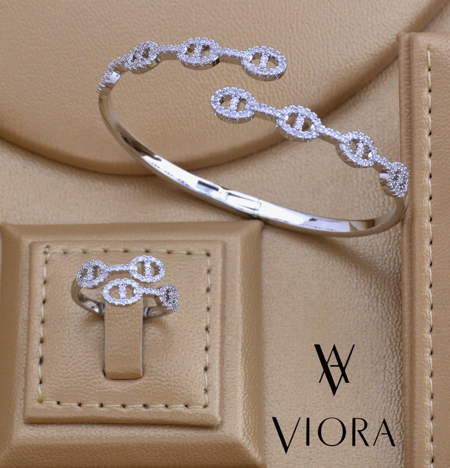 Bracelet set with ring