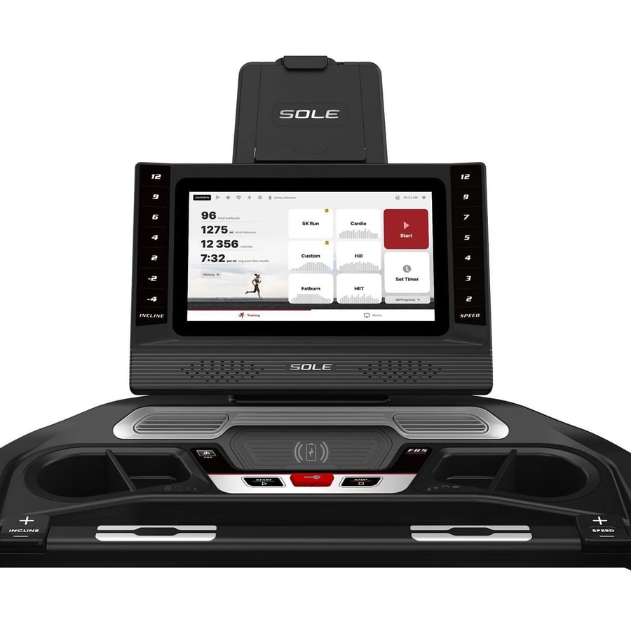 جهاز المشي Sole Fitness F85-ENT بشاشة LCD مقاس 15.6 بوصة