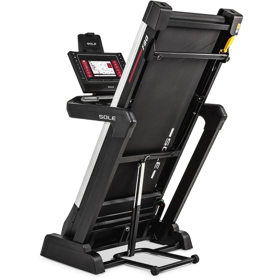 جهاز المشي Sole Fitness F80-ENT بشاشة لمس جديدة كليًا تعمل بنظام Android مقاس 10.1 بوصة