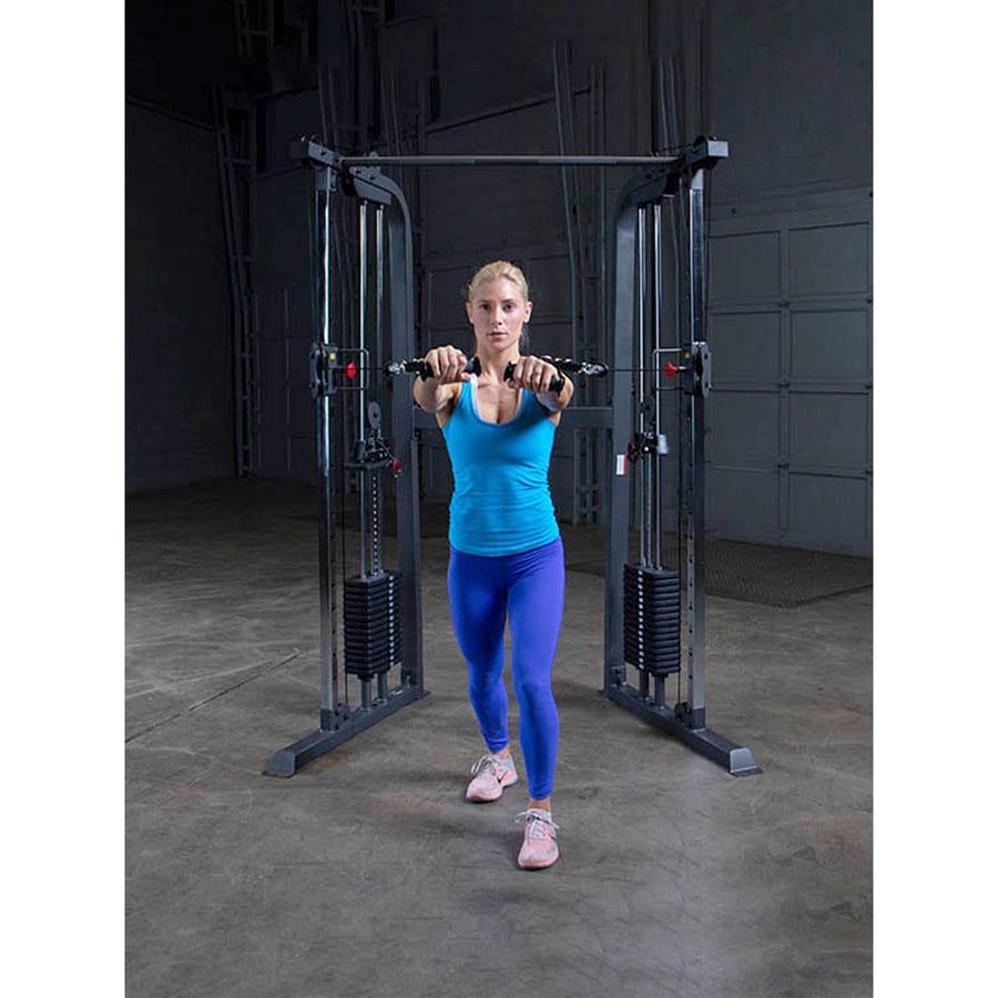 Commercial 4 Station Multi Gym System with 210lb Weight Stack