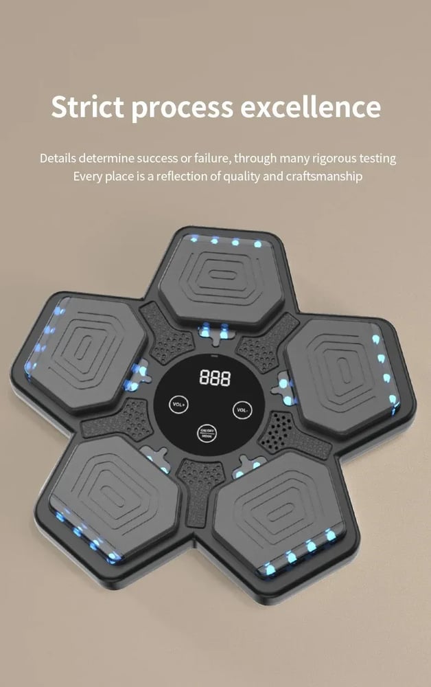 Smart Music Boxing Training Pad with Gloves
