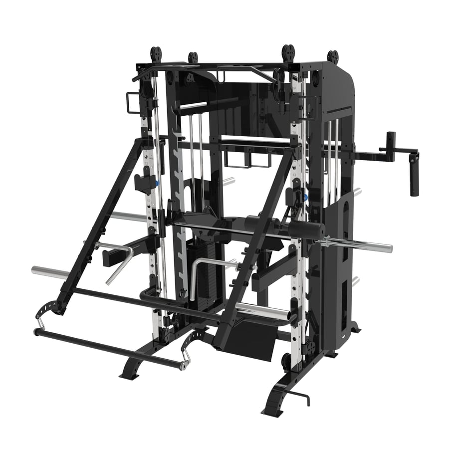 نظام أجاكس فيتنس متعدد الاستخدامات (Multi-Gym Rack) مع أجهزة الجَمّار (Jammers)