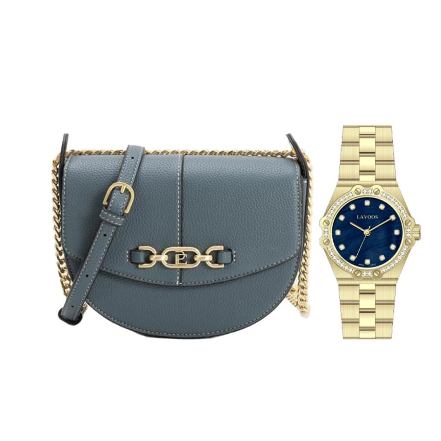 Package (watch and bag) with luxury box packaging