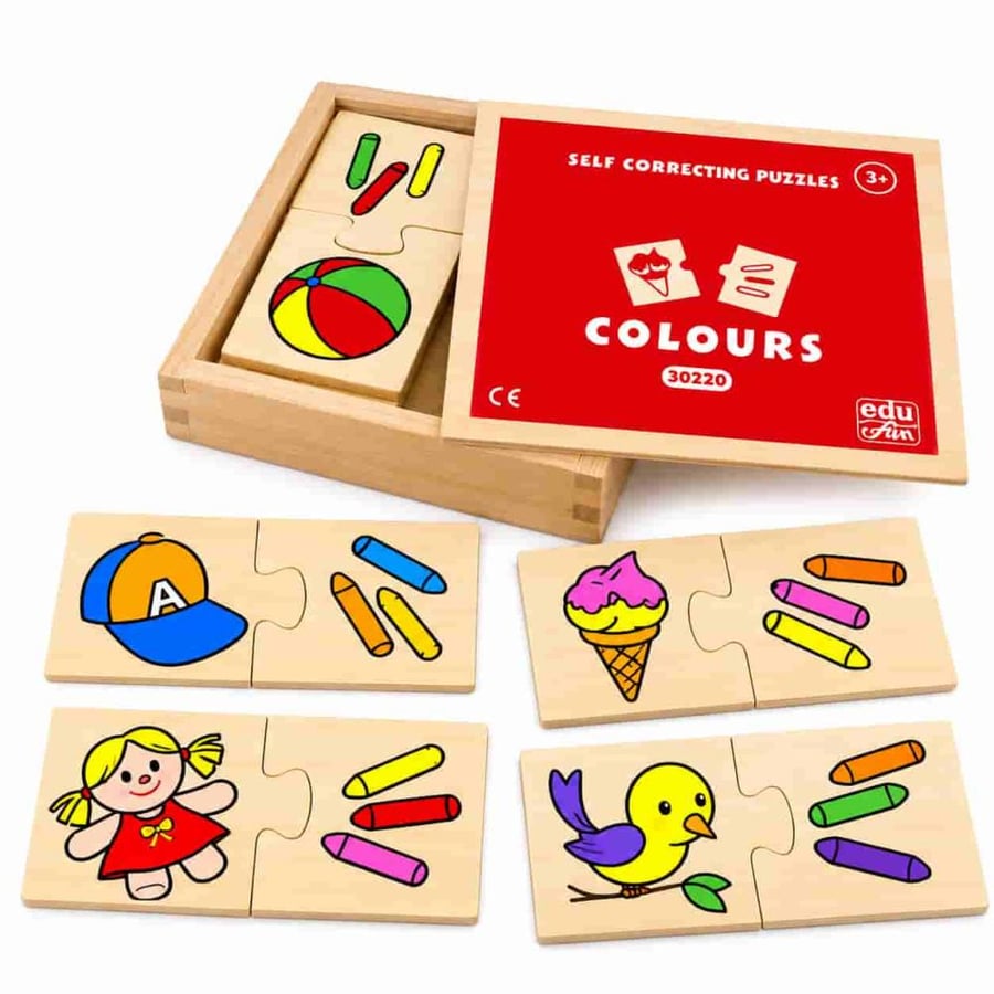 Self-Correcting Puzzle (Colors) - Wooden