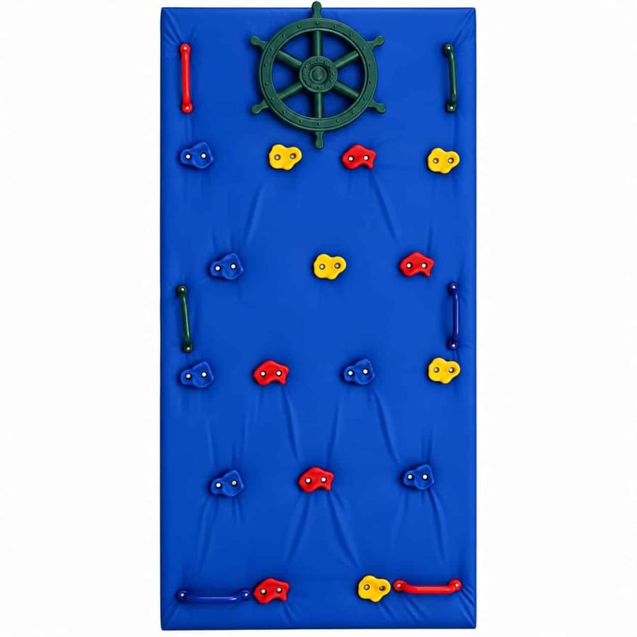 Climbing wall 225 cm long and 110 cm wide