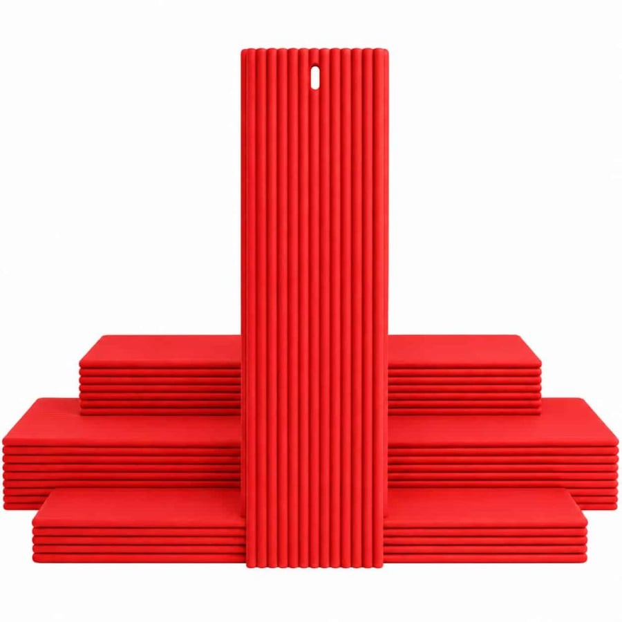 Safety foam for walls, corners and columns, 2 meters by 1 meter - external and internal - red