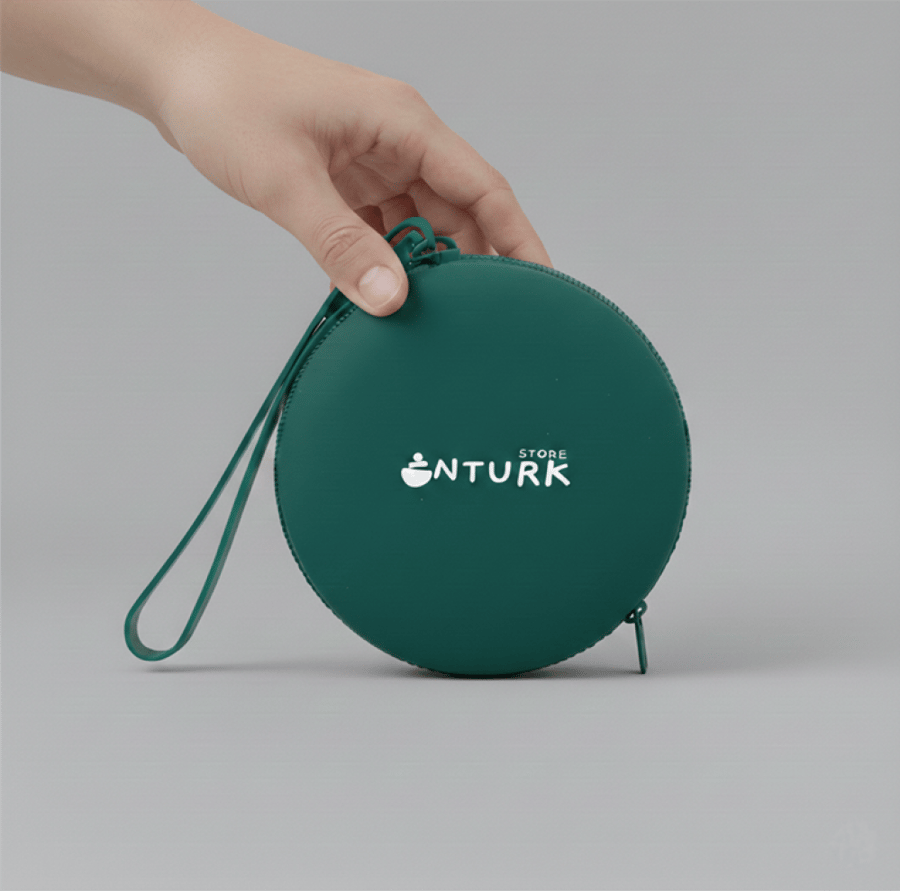 حقيبة السيليكون من NTURK باللون الأخضر